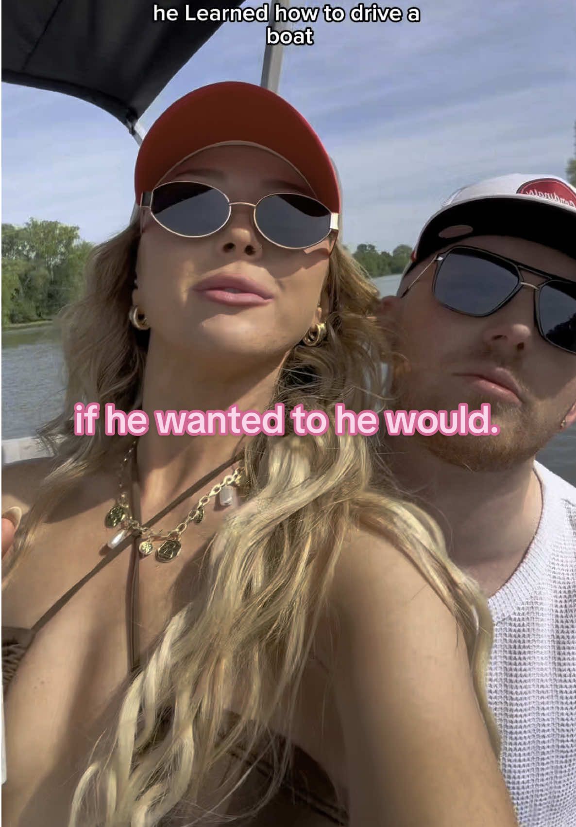 GUYS I MADE IT ON A BOAT #mdw #trending #relateable #fyp #relationshipgoals #couplegoals 