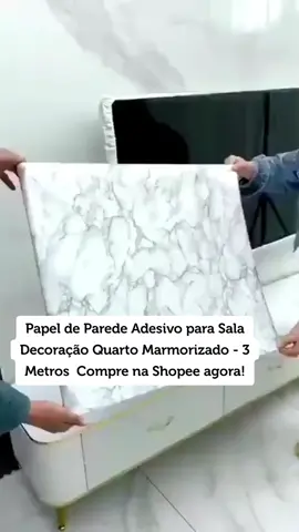 Papel de Parede Adesivo para Sala Decoração Quarto Marmorizado - 3 Metros  Compre na Shopee agora! #vendas #venda #shopee #TikTokShop 