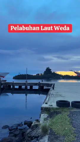 Tampak tenang situasi pelabuhan kelas II Weda
