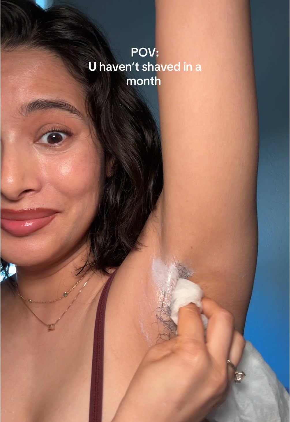 My hair grows back insanely fast! #hairremoval #armpithair #armpithairremoval #hairyarmpitsclub 