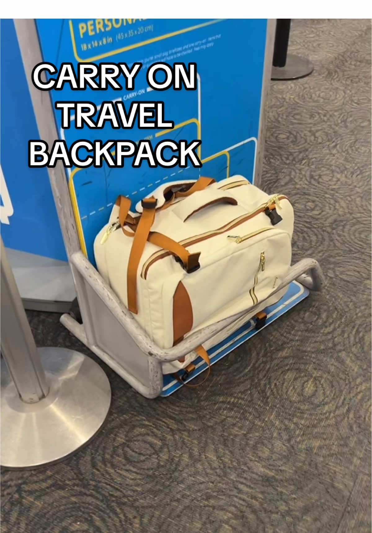 My favorite travel bag is indeed a CARRY ON! #carryon #carryonbag #travelbag #travelbags #travelmusthaves #carryonbackpack #travelbackpack 