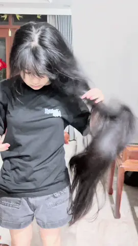 Tóc khi ngủ dậy#côngchuatocmay #hoànghang09 #tócdainhatvietnam #tócđẹp #tóc #hairtok #xuhuong2024 #xuhuong 