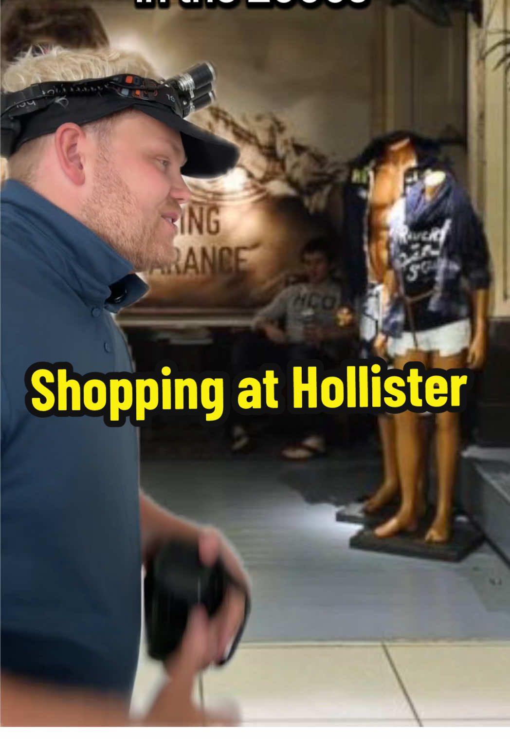 Turn on the lights 🤣 #millennials #millennialsoftiktok #hollister #shopping #keestercomedy  #relate #2000s #2000sthrowback 