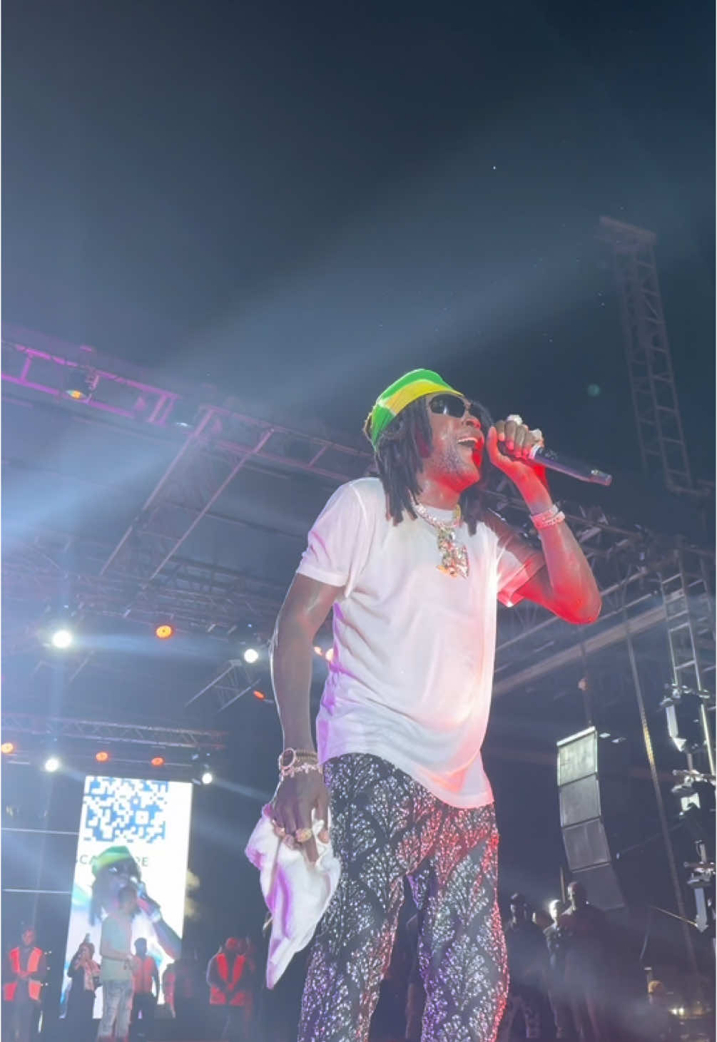 Vybz Kartel concert recap 🫶🏼 BEST SHOW YETT 🇯🇲 🇬🇾  #vybzkartel #worldboss #baderation25 #explore #foryoupage #guyana 