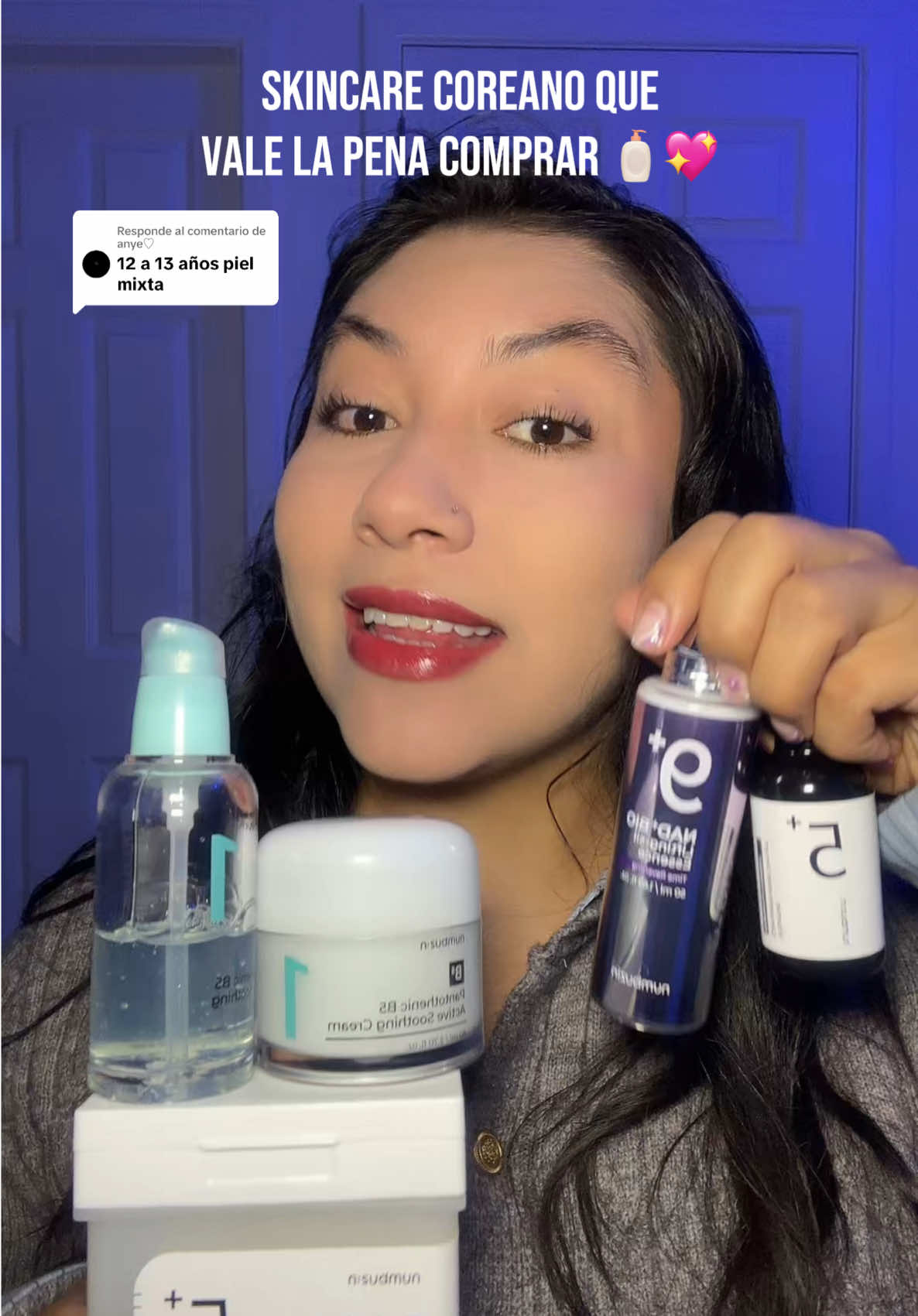 Respuesta a @anye♡ SkinCare Coreano que vale la pena comprar 🧴🇰🇷💖 #SkinCare #koreanskincare #cuidadodelapiel #skincareparaniñas #niñasmaquillandose #numbuzin #kbeauty #skincareroutine #skintok  #numbuzinserum #numbuzinsquad #4U @numbuzin Official @numbuzin 