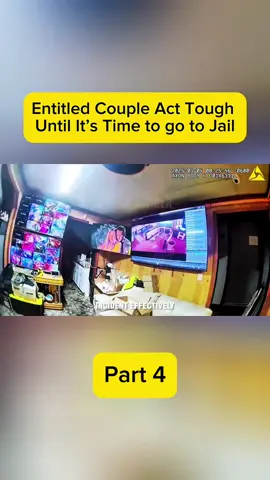 Entitled Couple Act Tough Until It’s Time to go to Jail #fyp #foryoupage #foryou #police #policeofficer #policeoftiktok #capcut #fyp #duet #edit #Love #meme #viral 