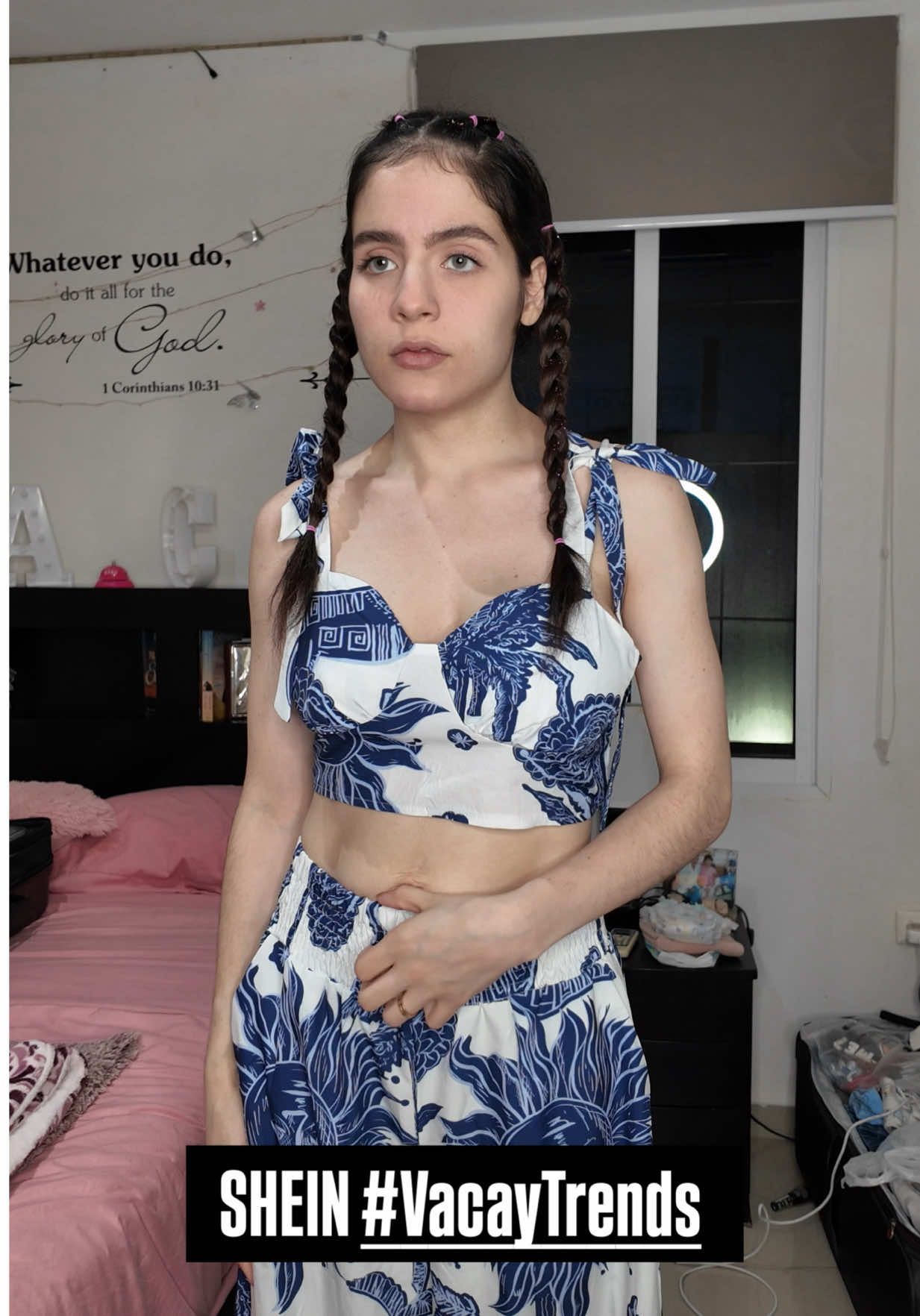 Me duele bastante la columna 🥹🫠  Pero en fin Estoy sintiéndome en modo vacaciones activado con estos outfits de SHEIN 💅☀️ Sigue en tendencia, adquiere en SHEIN 🌴✨ 🔍 Busca y sigue la tienda Elenzga para más estilos como estos 🛍️ Usa mi código Q2andreecuadros y obtén 15% menos en tu carrito 🫶🏻 🆔 54700222 🆔 56128451 📌 @SHEIN Mexico @SHEIN  #VacayTrends #SHEINtrends #SHEINforAll #publicidadpagada #a d