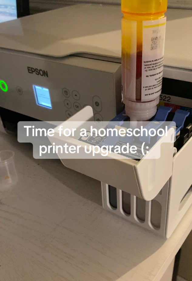 Printer upgrade finally! #homeschool #printer #MomsofTikTok #momtok #homeschoolmoms 