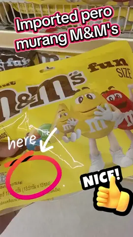 IMPORTED M&M's Peanut Chocolate Funsize #chocolate #MMs #M&Ms