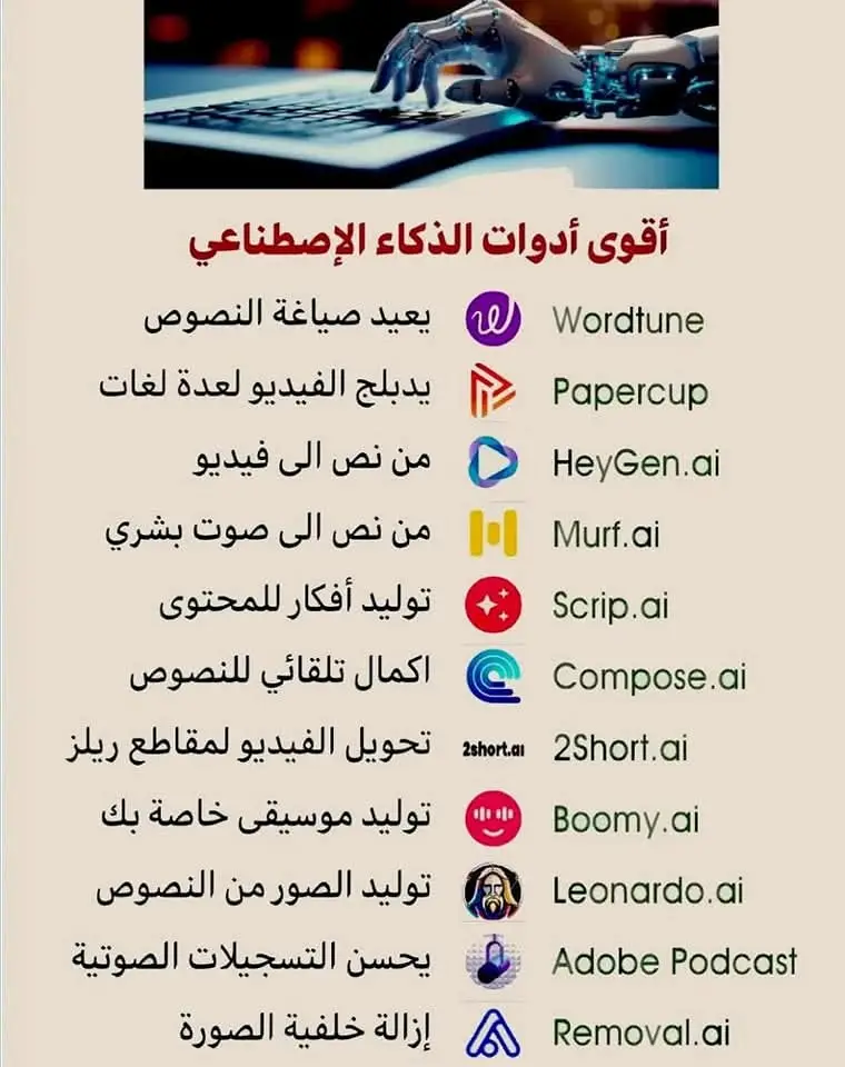 أقوى أدوات ذكاء اصطناعي مجانية  تساعدك في صناعة المحتوى . #تيك_تيكا #tekteka #نصايح_سوشيال #ذكاء_اصطناعي #صناعة_المحتوى 