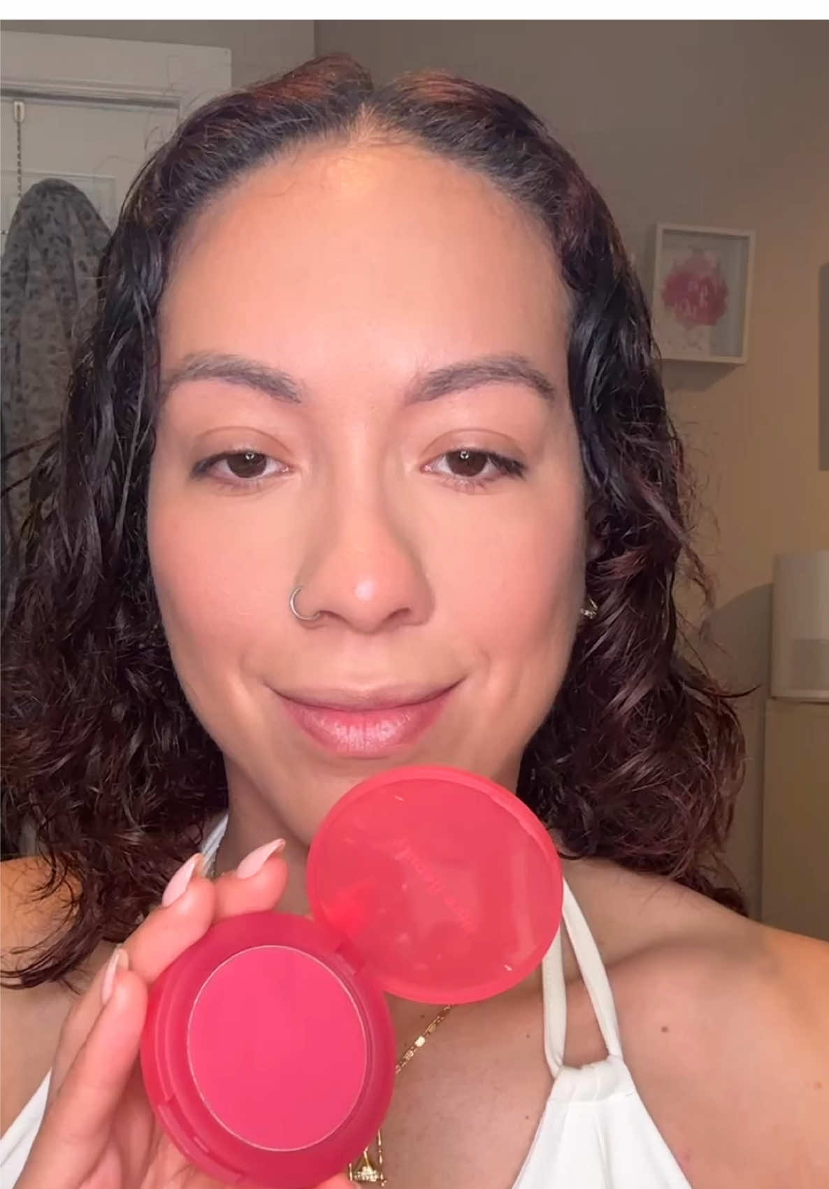 Blush That Pops: Rare Beauty on Light-Medium Neutral Complexion 🌸💗 #blushtutorial #rarebeauty 