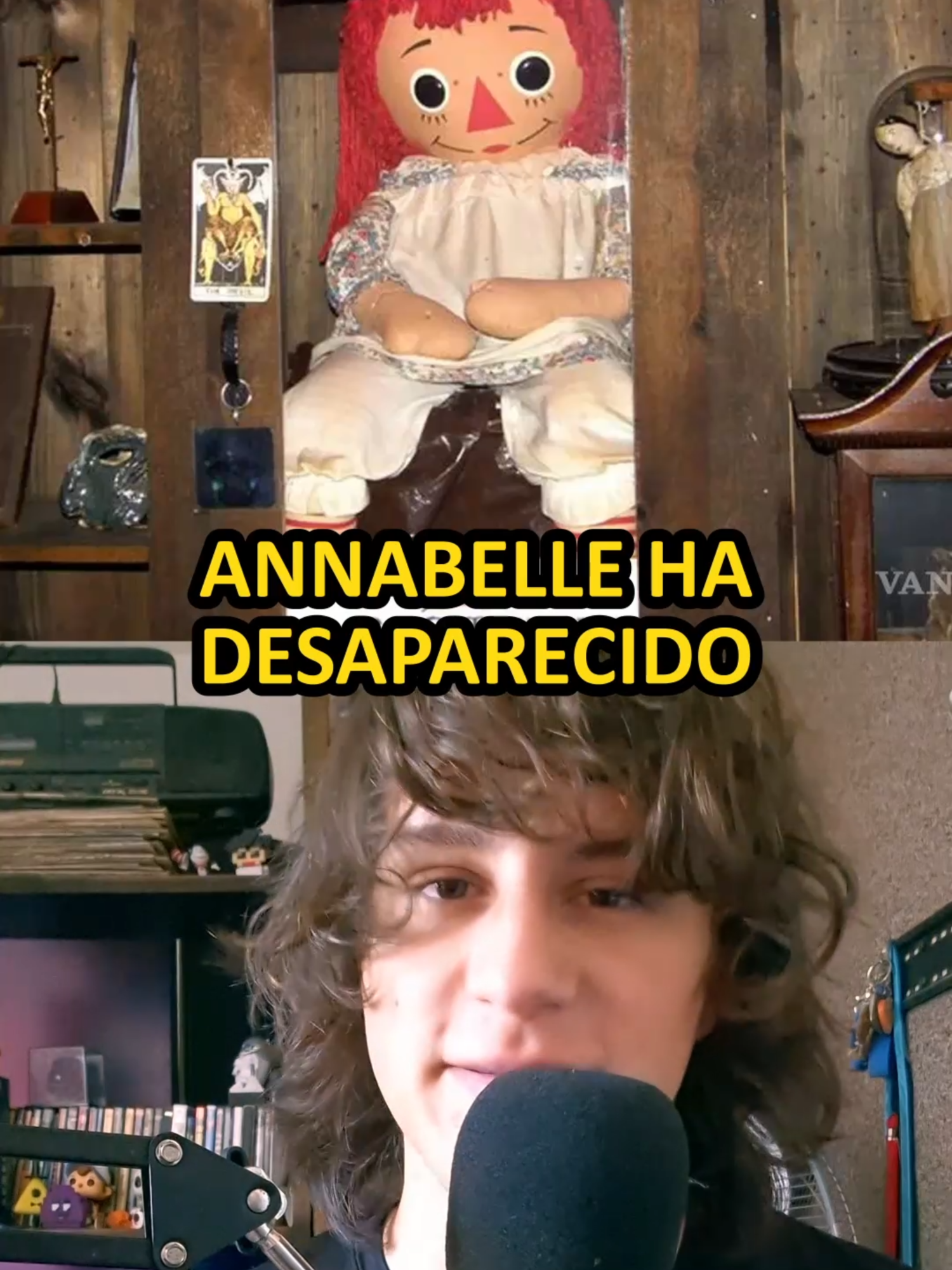 Annabelle ha DESAPARECIDO#terror #miedo #historia #fyp #perturbador #annabelle #elconjuro #warren #ouija #caso #cursed #ritual #leyendas #paratii #peliculas #pelicula #peliculadeterror