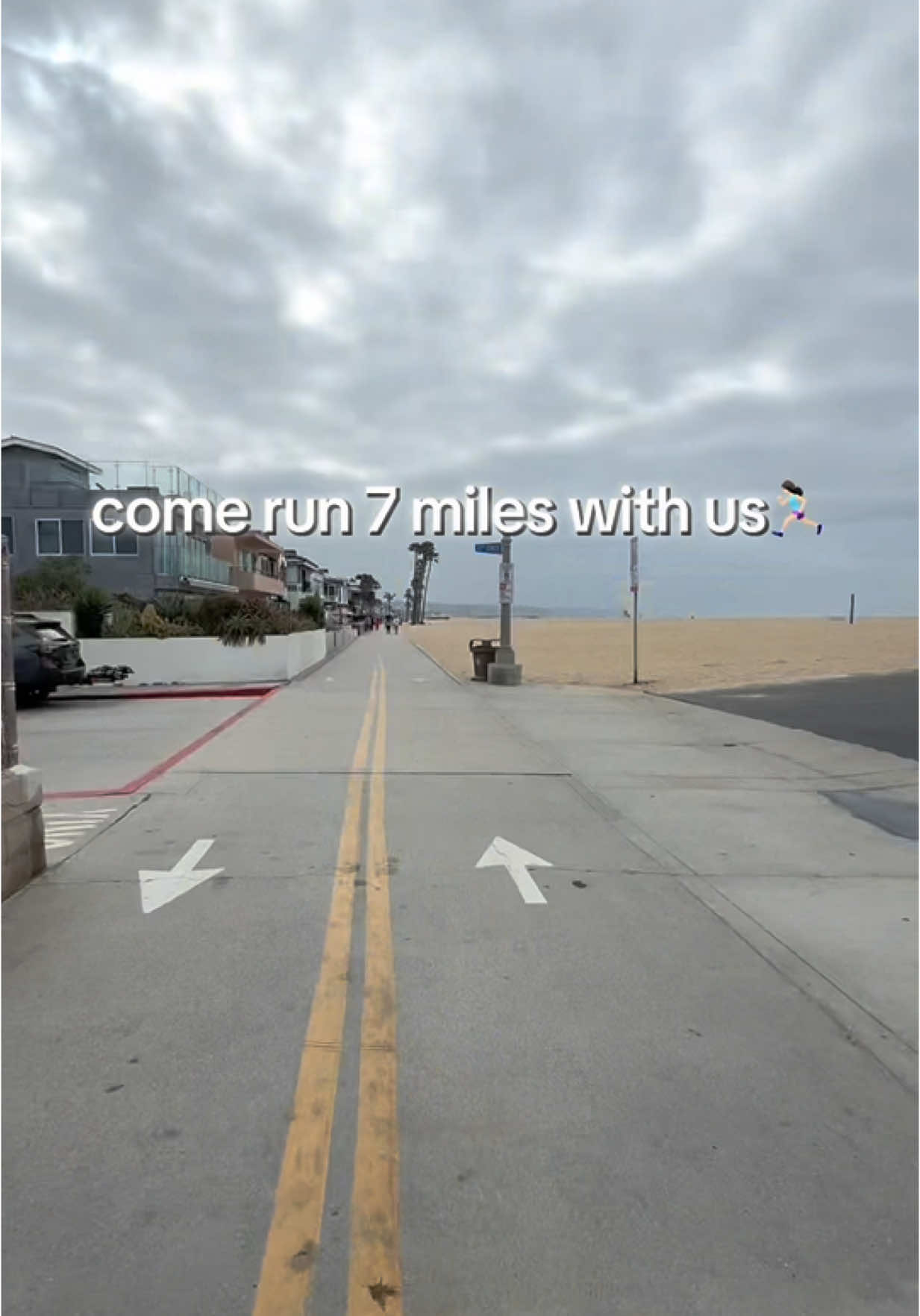 7 mile long run! 🏃🏻‍♀️🩷☀️🌊 #Running#halfmarathon#beach 