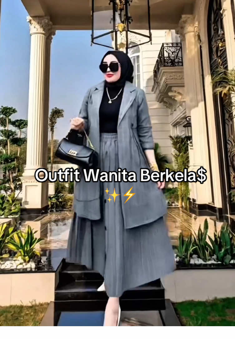 Outfit Hijab Wanita #BajuWanitaElegan #IbuBerkelas #BajuViralTikTok 