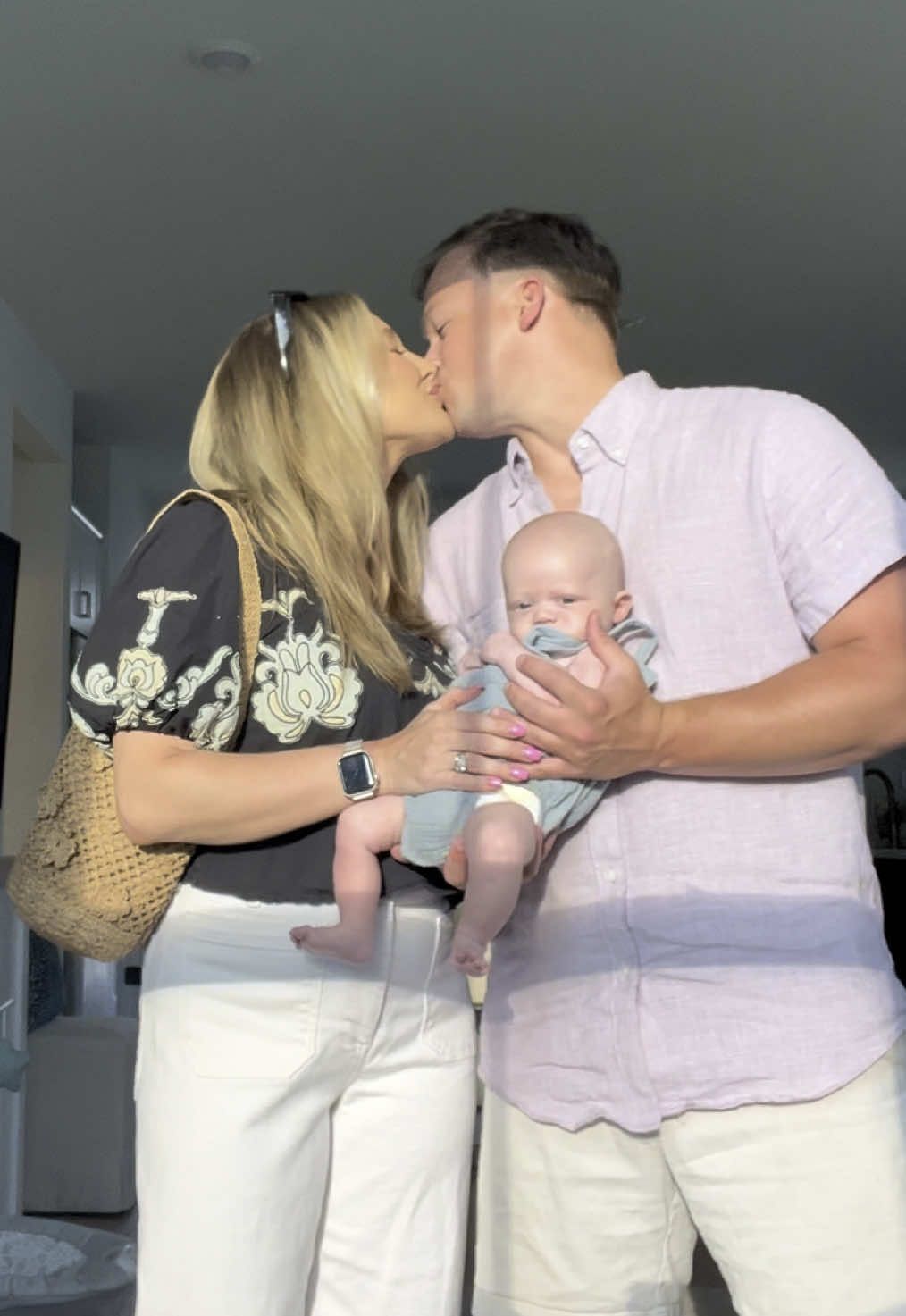 Can’t believe this is my life 🥹 #newparents #newborn #datenight 