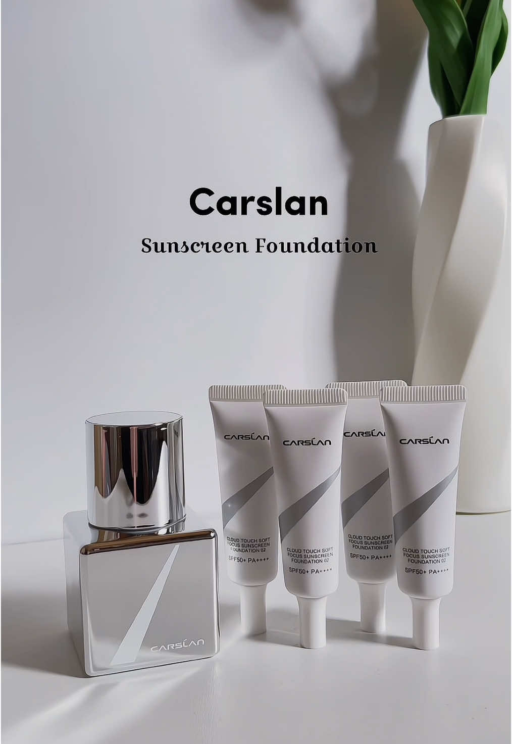 get ready with me 🤍 trying out my new foundation from @Carslanmy #CARSLAN #carslanmy #2in1foundation #uvfoundation #uvprotection #sunscreen #sweatproof #waterproof #transferproof #makeup #basemakeup #makeuphacks #newarrivals 