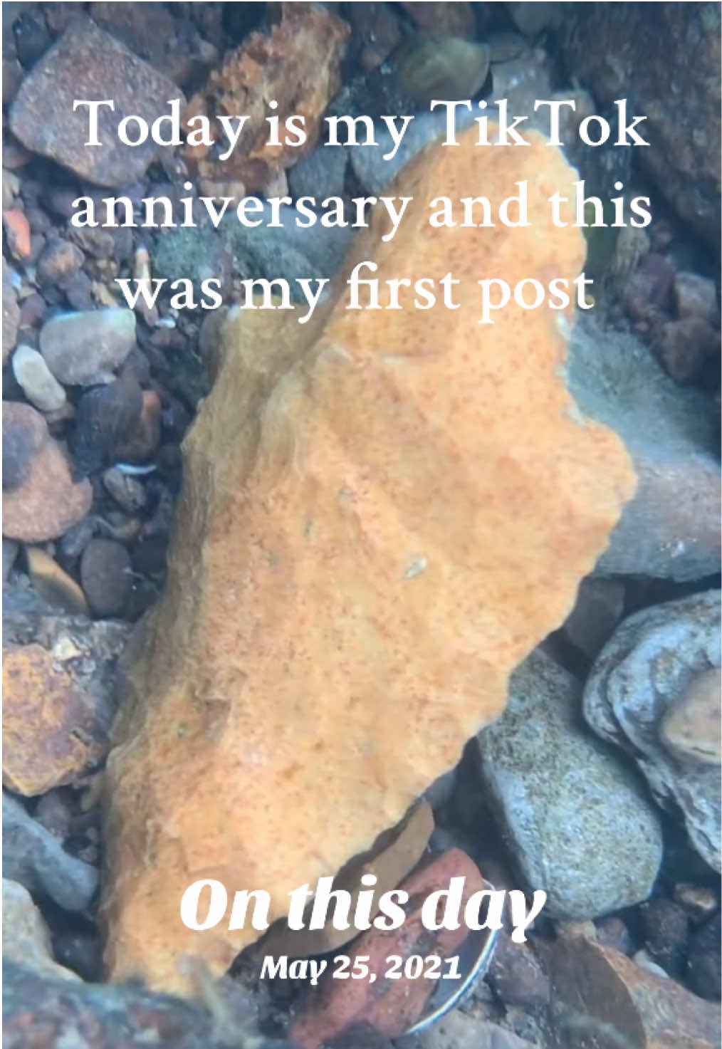 It’s my TikTok anniversary and this is the first artifact I shared #onthisday #firstpost #anniversary #firstvideo #fouryearsago #tiktokanniversary 