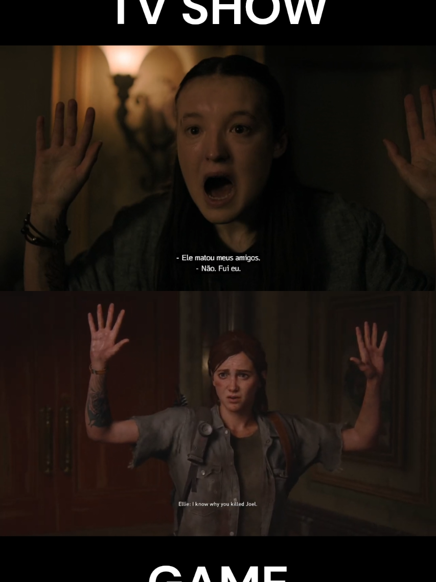 ABBY ENCONTRA ELLIE GAME VS SHOW - THE LAST OF US SEASON 2 #thelastofus #tlou #tlou2 #thelastofuspart2 #thelastofus2 #joel #ellie #abby #ps5 #ps4 #games #gaming #playstation #steam #thelastofushbo 