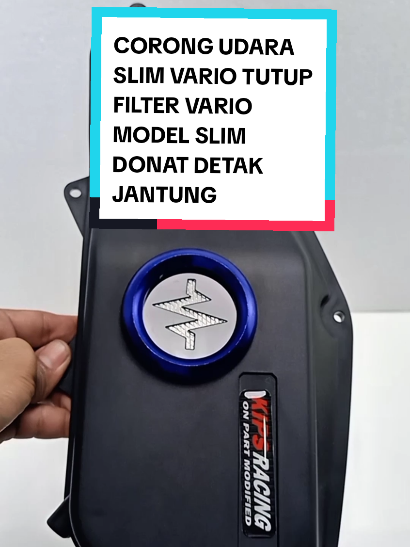 CORONG UDARA SLIM VARIO TUTUP FILTER VARIO MODEL SLIM DONAT DETAK JANTUNG #tutupfiltervarioslim #corongudaravario #coverfiltervario #aksesirismotor #variasimotor #fyp 