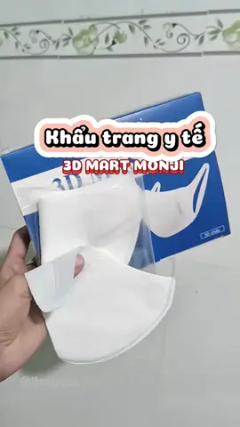 Khẩu trang 3D Mart Monji #khautrang3d #khautrang3dmask #monji #xuhuong 