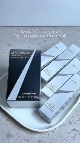 Foundation + sunscreen in one? Yes, please! This lightweight formula gives you a smooth, flawless finish with strong UV protection. Perfect for busy mornings and humid weather ~✨ #carslan #carslancosmetics #foundation #sunscreenfoundation #foundationsunscreen #sunscreen #spf50pa➕➕➕ #lightweight #waterproof #sweatproof 