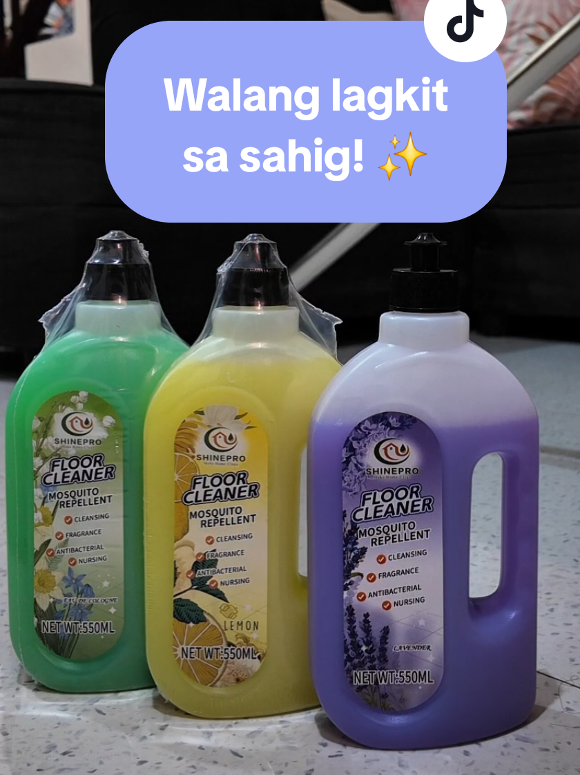 Antibacterial na mosquito repellant pa tong ShinePro Floor Cleaner! ✨️ #shinepro #shineprofloorcleaner #richtitafindsserye 