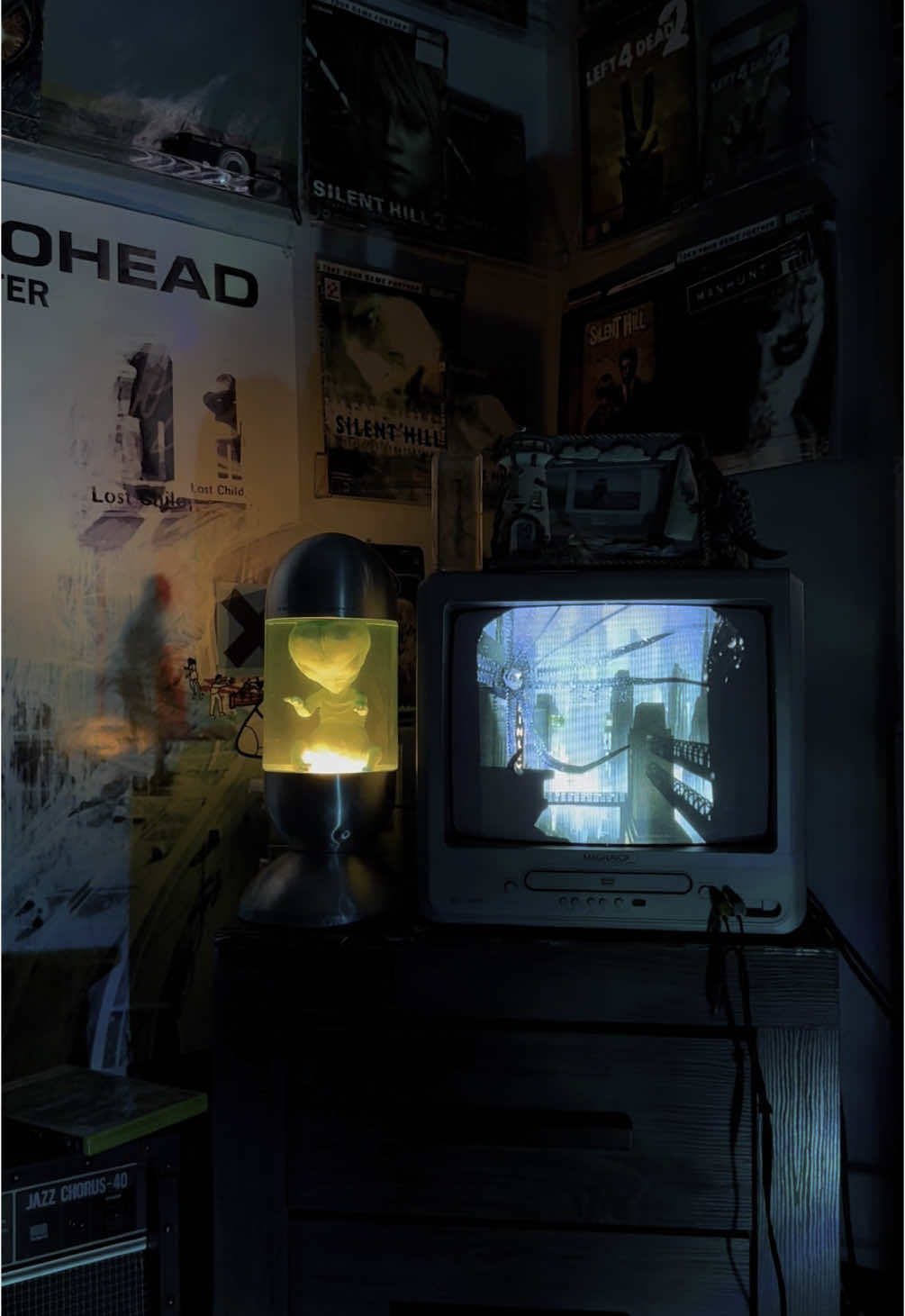 Bioshock at night.                            #bioshock #fyp 