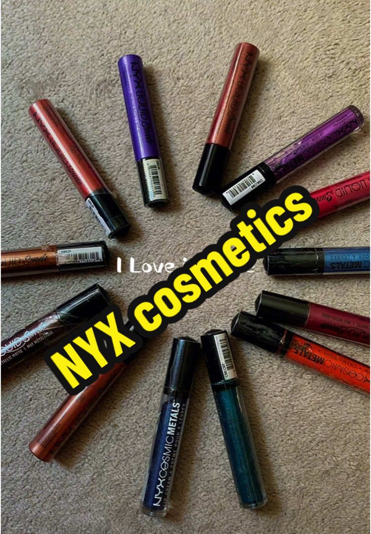 Pulling out some of my OGs liquid lipsticks from @nyxcosmetics  🤍 ——————  One of my all time favorites  o have used ffom nxy there metallics are very sheer INYX Professional Makeup Duo Chromatic Lip Gloss is loaded with pearls, pearls, and more pearls for holographic glossy lips; This iridescent lip gloss delivers awesome shine, a hint of color, and an intense, 3 D holographic finish . . . . . #lipsgloss #lipstick #makeup #nyxcosmetics #morphe #maybelline #rarebeauty #fentybeauty #fenty #sephora #viralhacks #makeuphacks #reelsviral #explore  #og #beauty #makeuptutorial #chromatic  @NYX Professional Makeup #CapCut 