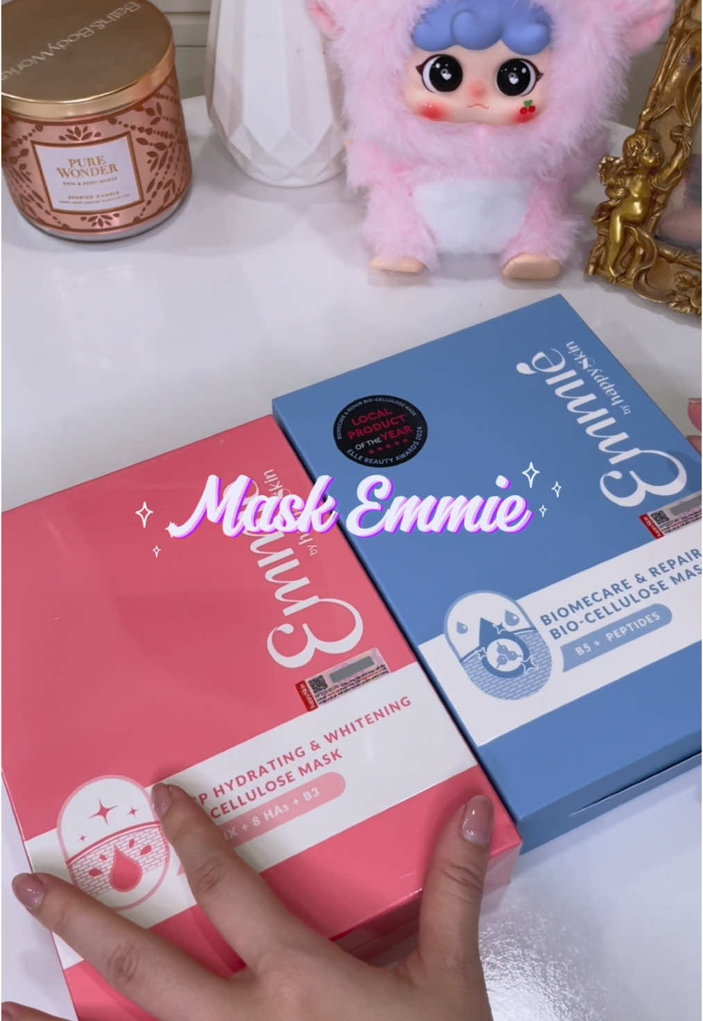 Mặt nạ dừa Emmie, phục hồi và cấp ẩm khá ổn nhe #unboxing 