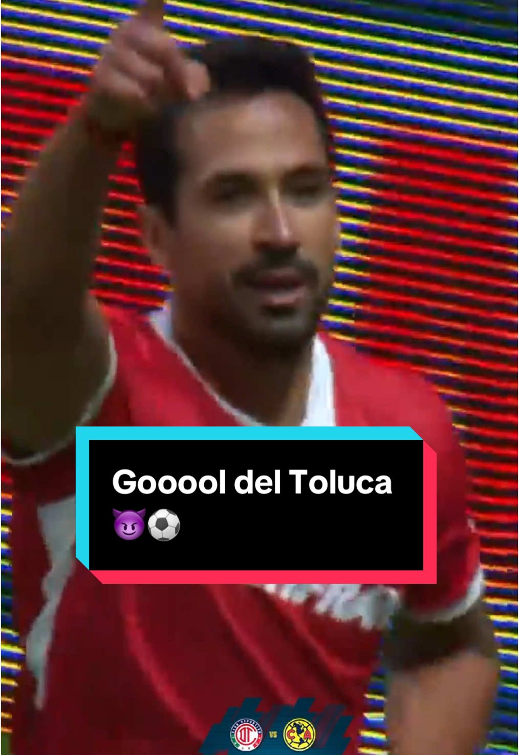 🤩 ¡Los Diablos le estan ganando al América! 😱 ¡Goool de Luan! ⚽🔥 #futbol⚽️ #ligamx #america #toluca 
