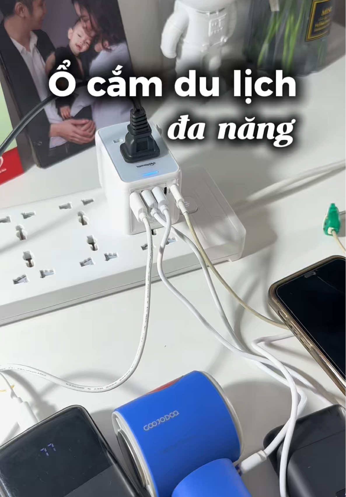 Ổ cắm điện đa năng quốc tế có Sạc nhanh PD 35W #chuyennhabohi #ocamdulich#ofdiendanang #ocamdulichquocte #tamayoko 