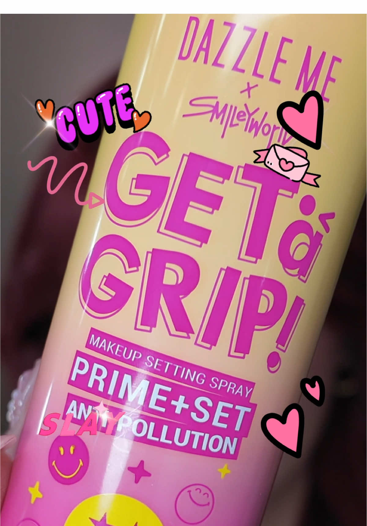 The cutest setting spray! 😍✨ #dazzleme #dazzlemexsmileyworld #settingspray #primer #makeupph #fyp