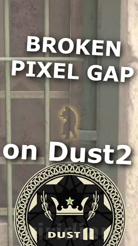 BROKEN pixel gap on dust2 to see enemies LONG from SHORT #cs2 #crazy #tips #tricks #broken #bug #dust2 #update #gaming #counterstrike #faceit #highlight #fix #premier #csgo #pro#knowledge#learn