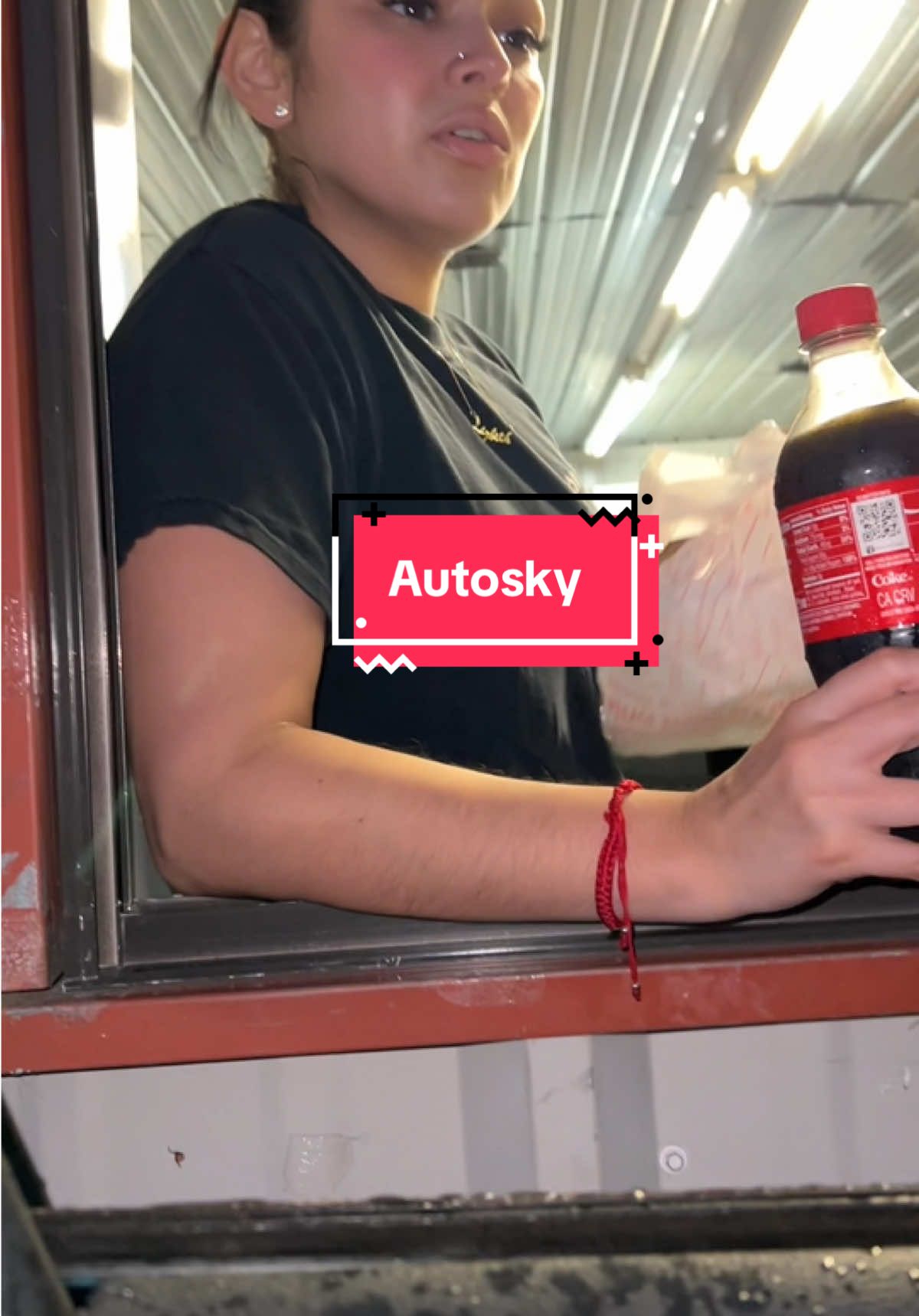 She definitely wants to hang out 🥰 #autosky 