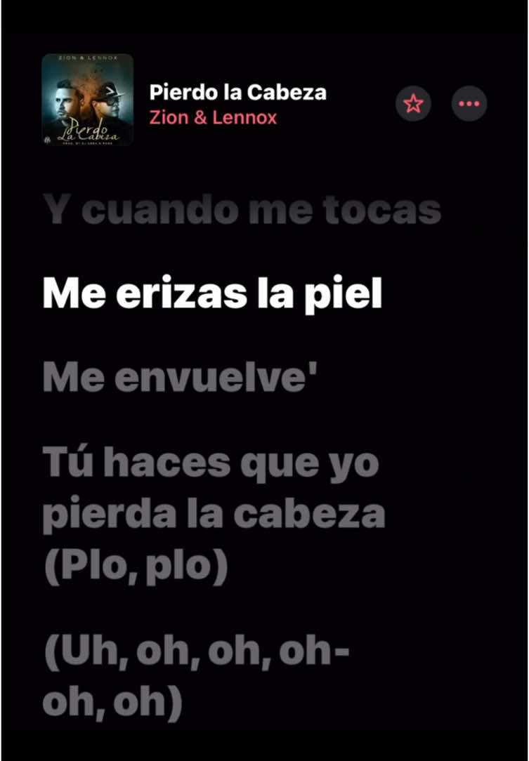 Pierdo La Cabeza - Zion & Lennox #zionylennox #pierdolacabeza #fyp #musica #canciones 