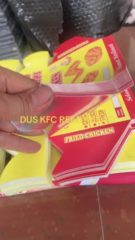 DUS KFC UKURAN 15x10x6 Laminasi bagian dalam #duskfc 