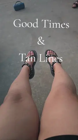 Summer Vibes ✨️ ##summervibes #fun #tevas #tanlines #sunshine 