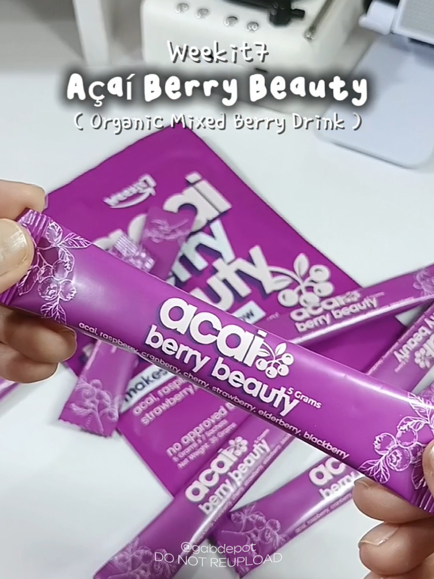 Weekit7 Acai Berry Beauty Drink, an Organic Mixed Berry Drink. It is infused with antioxidant-rich açaí berries, collagen-boosting nutrients, and skin-loving vitamins, this beauty drink helps you achieve clearer, brighter, and more youthful-looking skin. Disclaimer: No approved therapeutic claims . . . . . #acai #acaiberry #acaiberrydrink #acaiberrybeauty #weekit7 #weekit7acaiberry #fyp #fypage #trending 
