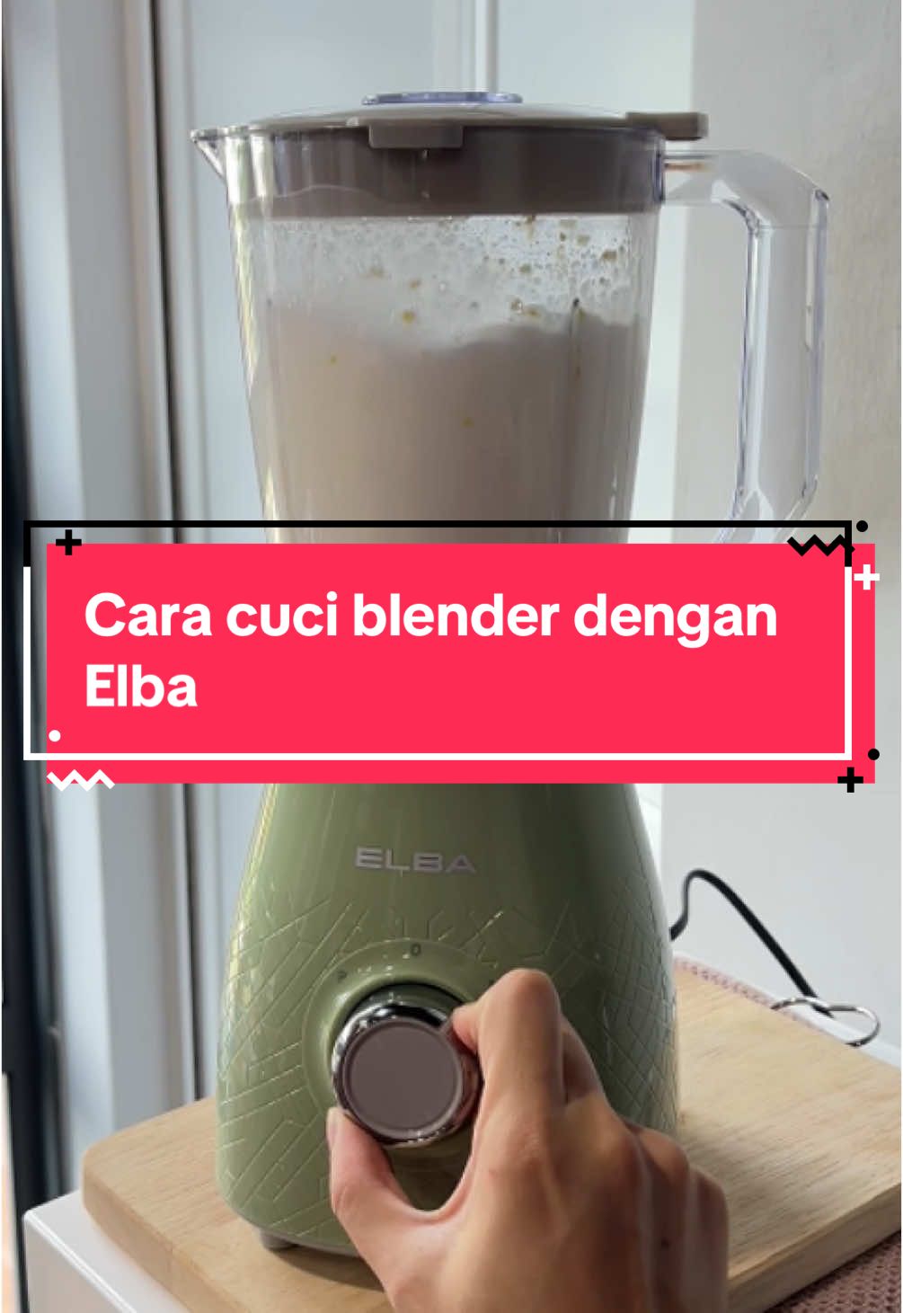 Cuci blender cara ni memang senang je… kalau lagi best kalau guna blender Elba Hehehhe #elba #elbamalaysia #Malaysia #homeappliances #peralatan #rumah #Home #house #blender #Foresta #green #hijau