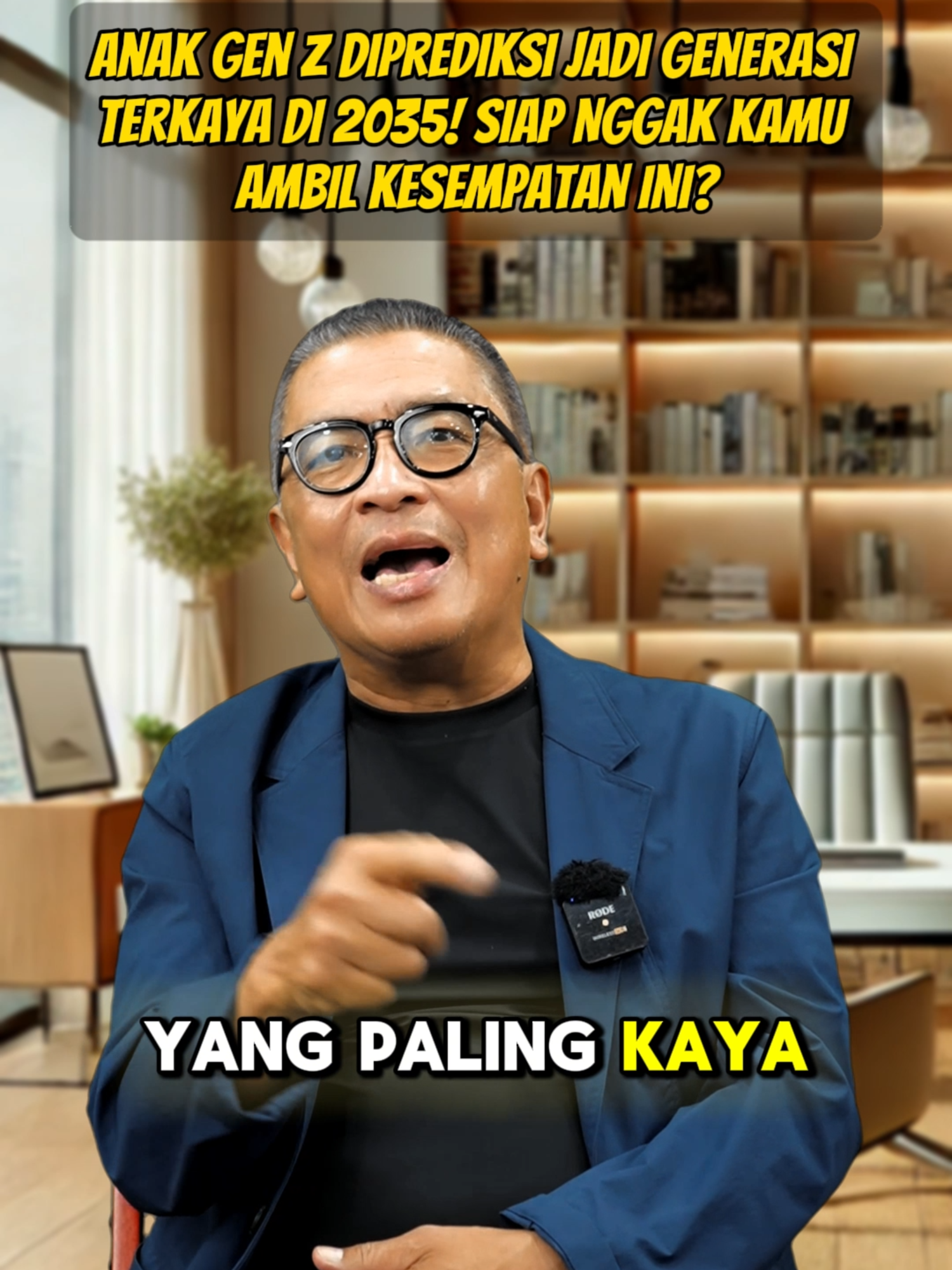 Anak Gen Z Diprediksi Jadi Generasi Terkaya di 2035! Tapi tunggu dulu… Prediksi ini bukan buat semua orang. Yang mager, cuma rebahan, males belajar hal baru—mereka nggak akan dapet bagian dari kue besar ini. Gen Z punya peluang luar biasa: melek teknologi, akses ke informasi, bisa mulai bisnis cuma dari HP. Tapi kalau nggak dimanfaatin? Ya lewat. 💥 Pertanyaannya sekarang: Kamu mau jadi bagian dari Gen Z yang sukses, atau cuma jadi penonton saat temanmu melesat lebih dulu? #motivasi #serunyabelajar #businesstip #idebisnis #helmyyahya #sukses #tipsbisnis #viral #motivasihidup #inspiration #motivasisukses #bisnistrip #mindset #china