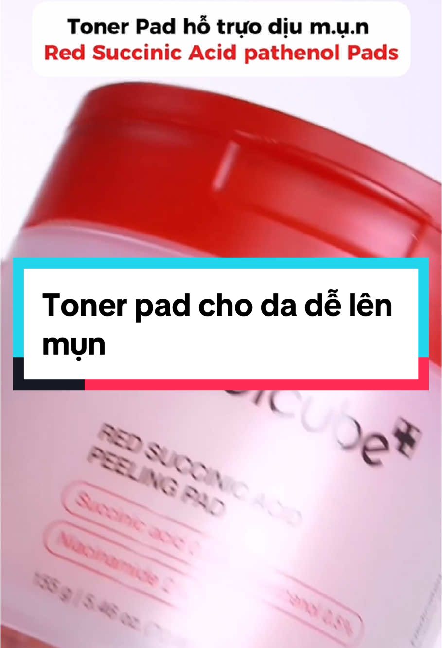 Toner pad dành cho mấy bà da mụn, da dễ lên mụn đây rùi #xuhuong #reviewlamdep #medicube #tonerpad 