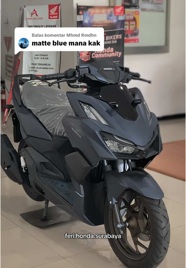 Membalas @Mhmd Rmdhn New vario 160 abs blue cukup dp 2jt saja sudah bisa kredit motor ini 🤩 ✅Persyaratan ktp dan kk  ✅Hanya melayani wilayah Surabaya Sidoarjo dan Gresik  ✅Bisa tukar tambah dengan motor lama all merek  Yang mau tanya seputar promo Honda bisa hub:  ☎️ 083847451263 feri  #honda #hondasurabaya #dealermotor #dealerterdekat #hondaterdekat #surabaya #vario160 #vario160abs #terbaru #2025 #mateblue #masukberanda #fypage 