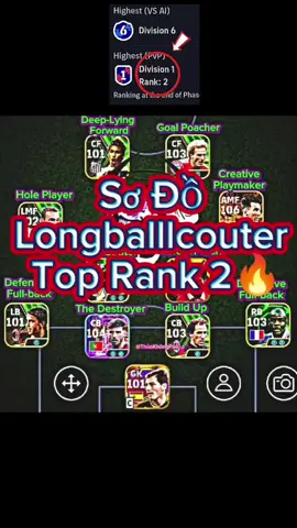 Rank 2 LongBallCouTer Division 🔥 #ThảoKhôngPáo #efootball2025 #pesmobile #efootball25 #efootball #efootball2025mobile #efootballmobile #pes2025 #4222 #longballlcouter #QuickCouter #Possessiongame #Longball #Outwide #gasperini 