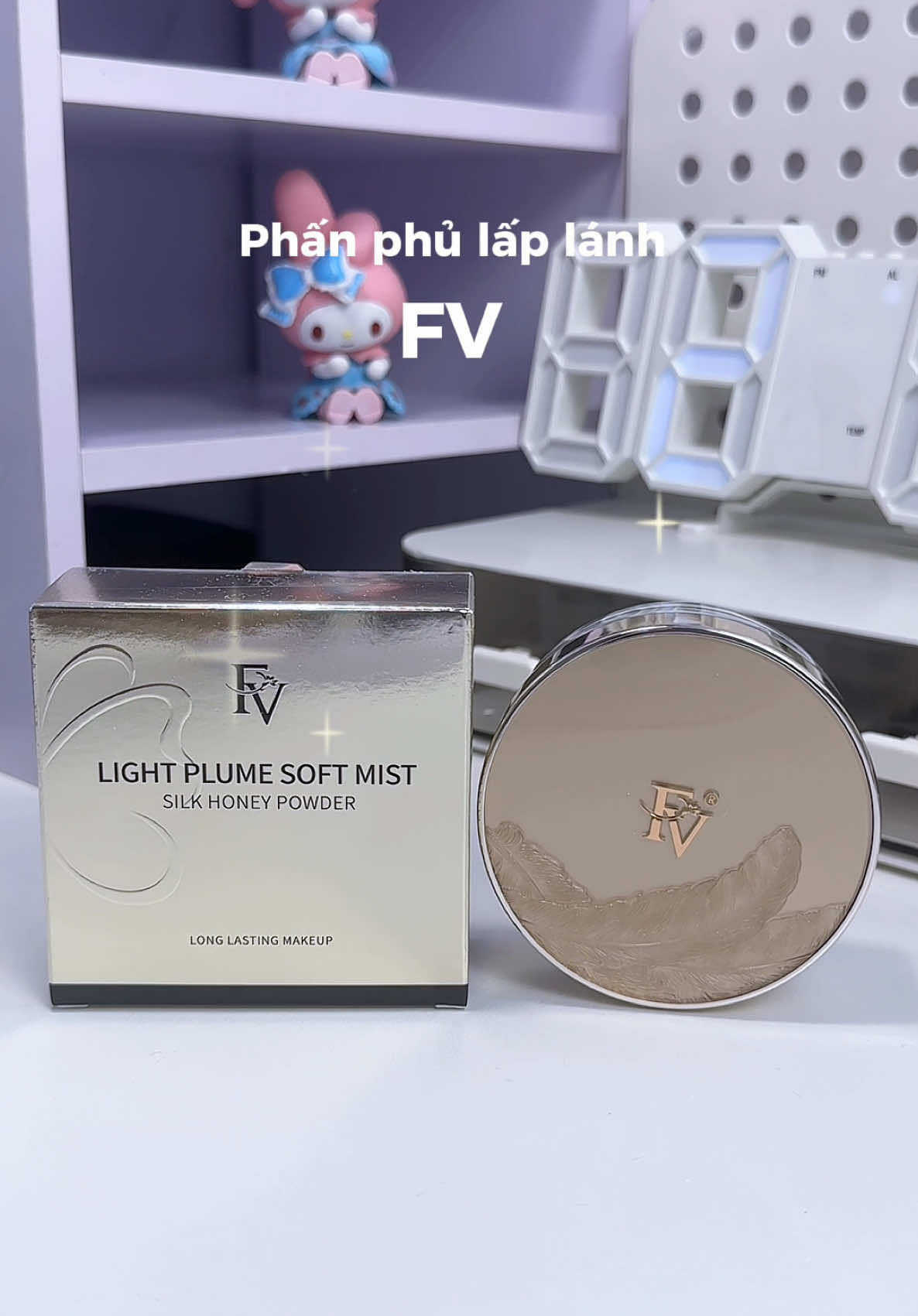 Ở ngoài rõ mấy hạt nhũ lấp lánh xinh lắm lun 🥰#fv #phanphu #phanphukiemdau #muataitiktokshop #salecuoithang #unboxing #reviewlamdep #saleluongve 