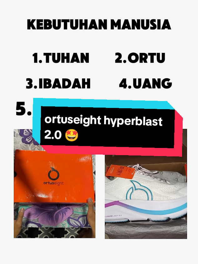siapa yang udh atau pengen belii ini 🤩  .... #ortuseight#hyperblast20#Running#sepatuortus#casis#pelarikonten#pelari 