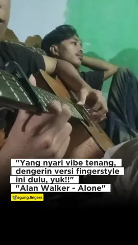 Enak banget dengernya 🥰 [vt: @agung.fingers ] #fingerstyle #faded #covermusic #laguviral #musik #coverlagu 