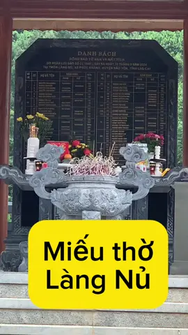 Miếu thờ những nạn nhân sấu số. Còn 7 người nằm mãi dưới lớp bùn sâu #cobelangnu24 #langnu #mieu #langnulaocai #langnubaoyen #langnuhomnay 