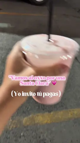 Vamos por una lechita rosa💗🧋#santaclara #oxxo #girls #fyp 