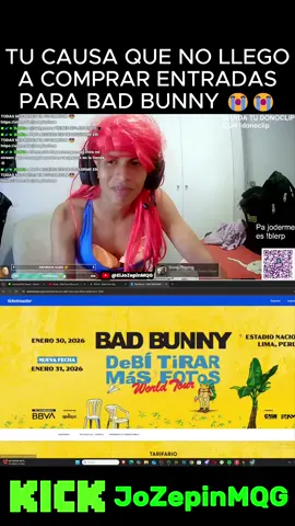 pipipipi 😢 #kickperu💚 #viralvideos #jozepe #streamermoqueguano #peru🇵🇪 #streamer #badbunnyperu 