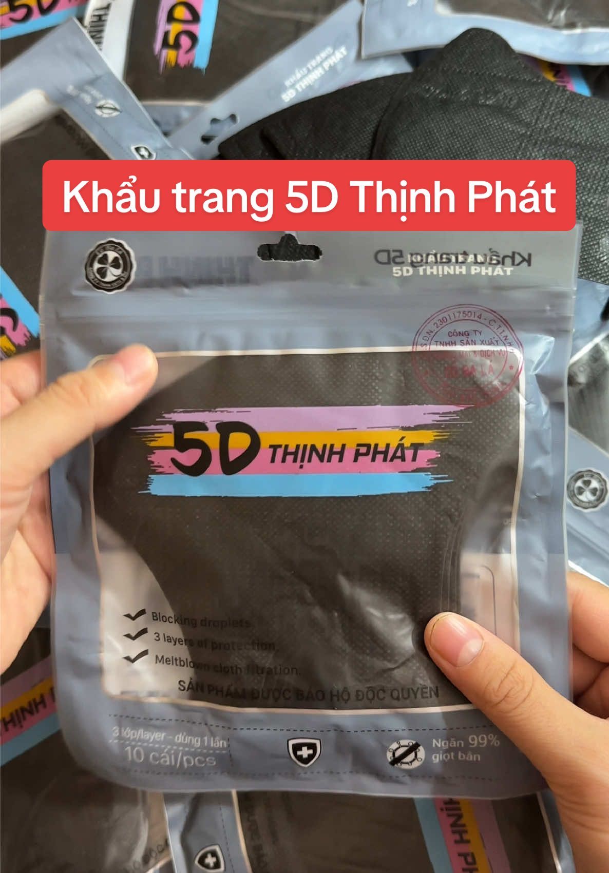 Khẩu trang 5D Thịnh Phát kháng khuẩn ,kháng bụi săn ngay nào cả nhà ơi #khautrang #khautrang5d #khautrangthinhphat #khangkhuan #khangbui #covid19 